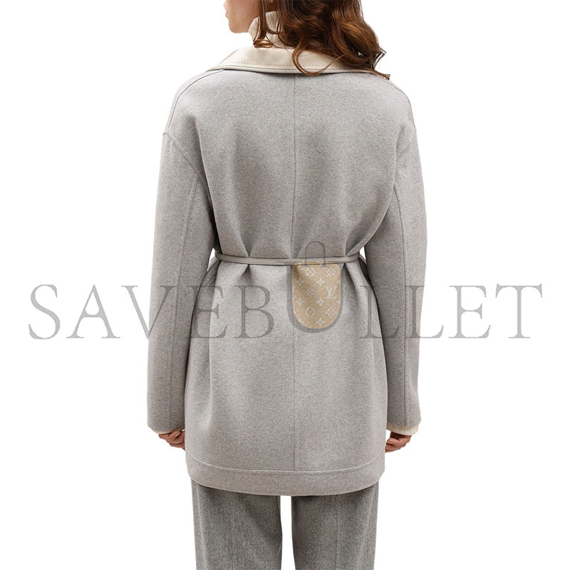 L0r0 P1ana jimi jacket baby cashmere sirius melange gray faf8083